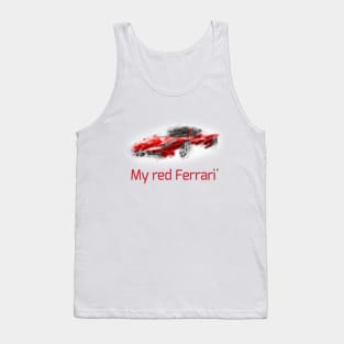 My red Ferrari Tank Top